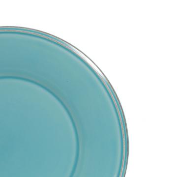 Assiettes Constance Bleu Turquoise (2 tailles)