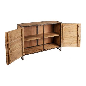 Buffet Bas 2 Portes Factory Indus Bois Métal