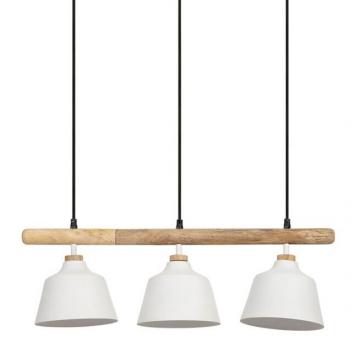 Suspension Indus Ferese Blanc 3 Feux