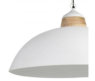 Suspension Bois Métal Indus Ferese Blanc GM