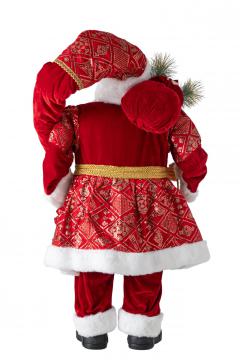 Père Noël Rouge Noël H90cm