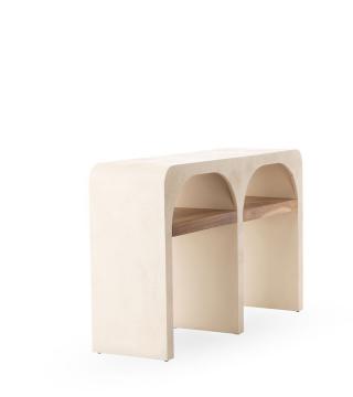 Console Camino Bois Naturel Ecru