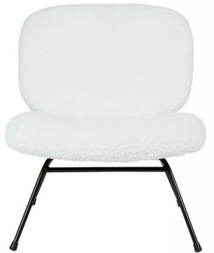 Fauteuil Ethior Blanc Bouclettes