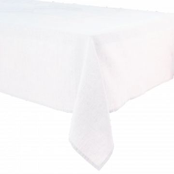 Nappe Grandville Blanc 100%Lin Lavé (4tailles)