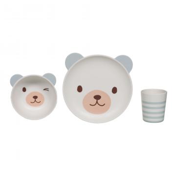 Coffret Déjeuner 3 Pièces Ours Enfant