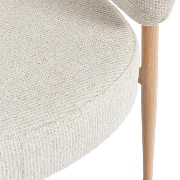 Fauteui Curve Chêne Beige