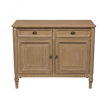 Buffet 2 Tiroirs 2 Portes Prestige Bois Naturel