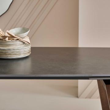 Table Céramique Noire Vecchio Extensible