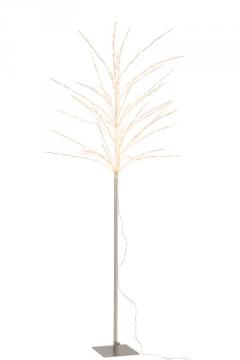 Arbre Dénudé Métal Argent Leds 171cm