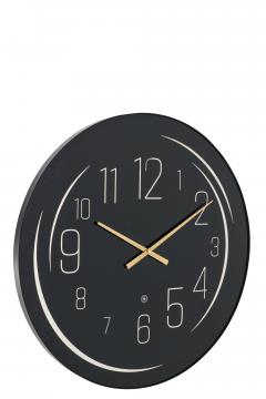 Horloge Murale Led Lumière Jaune