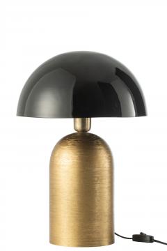 Lampe Mush Métal Or-Noir