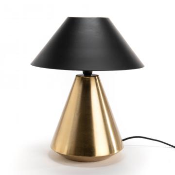 Lampe Métal Noir Or Fungi Amadeus Cades