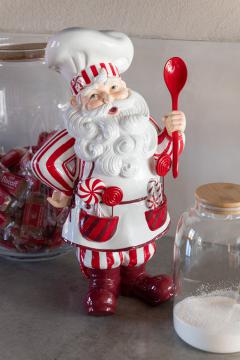 Père Noël Cuisinier H47cm