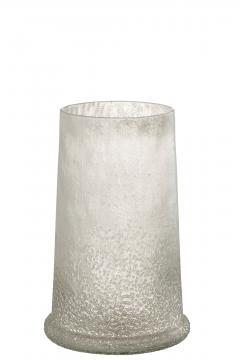 Photophore Sucre Verre Blanc MM