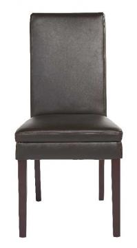 Chaise Lounge Cuir Chocolat