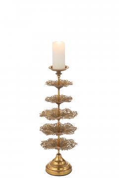 Chandelier Arbre Métal Or H62cm