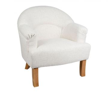 Fauteuil Crapaud Cheverny Ecru Comptoir de Famille