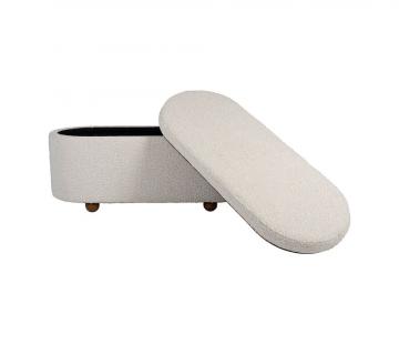 Banc Coffre x2 Blanc Alpinia