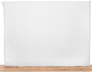 Housse de Tête de Lit Limy Lin/Coton Blanc (3tailles)