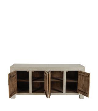 Buffet Bas 4 Portes Tampere Orme Recyclé Naturel