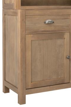 Bibliothèque 4 Portes Pin Naturel