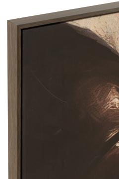 Tableau Cadre Gaya Taupe Marron 102*142