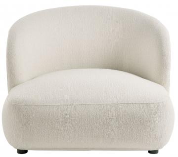 Fauteuil Lisette Bouclettes Crème XL