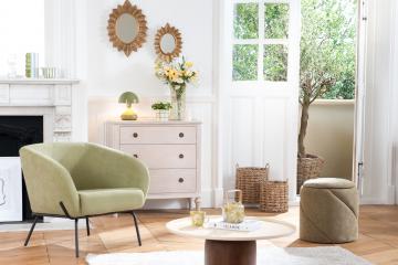 Pouf Coffre Barbabelle Vert