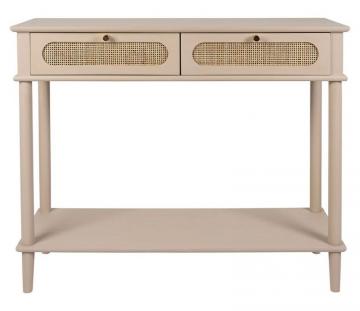 Console 2 Tiroirs Nolita Grège Naturel