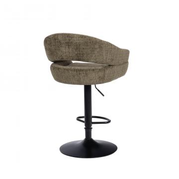 Tabouret de Bar Eddy Tissu Kaki