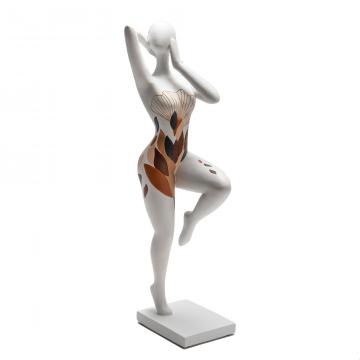 Statue Femme Eline Blanche H40cm