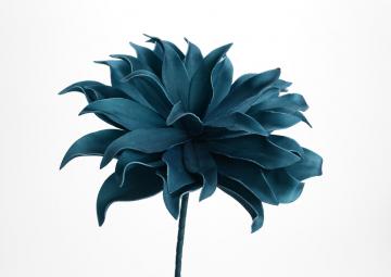 6 Fleurs Villa Bleu Dégradé H70cm