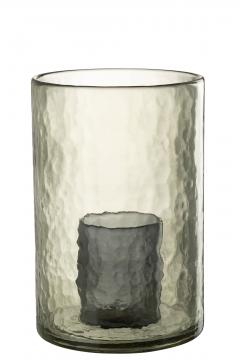 Photophore Double Verre Vert GM