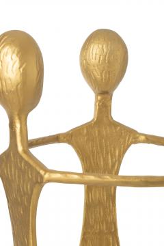 Figurine 3 Men Aluminium Doré H150cm
