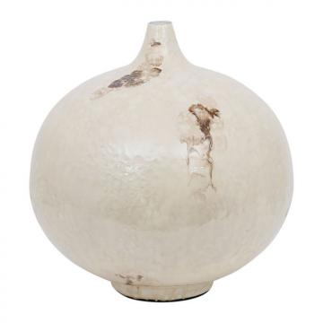 Vase Argantel Beige Doré Nacré - NEW -