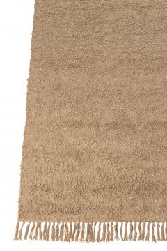Tapis Rectangulaire Franges Coton Taupe 300x200