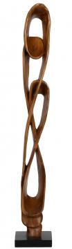 Sculpture Totem Sumba Teck H161cm