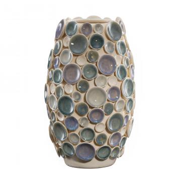 Vase Nila Porcelaine Bleu H40cm
