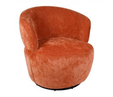 Fauteuil Pivotant Zeline Terracotta