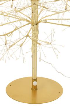 Sapin de Noël Doré Led Blanc Chaud H240cm