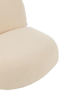 Fauteuil Pivotant Lounge Neige Blanc