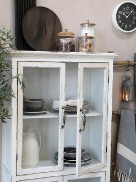 Armoire Vitrine Antic Crème