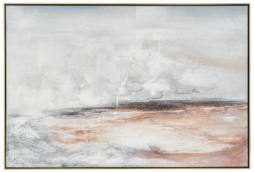 Tableau Douces Brumes Blanc d'Ivoire 150*100