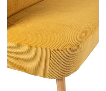 Canapé 2 Places Eléonore Moutarde