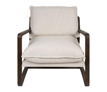 Fauteuil Chêne Lin Naturel Azenor