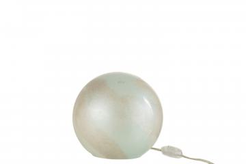 Lampe Ronde Pearl Blanc PM