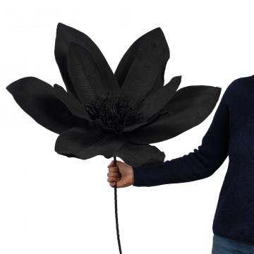 4 x Fleurs Maxi Tania Noir H120cm