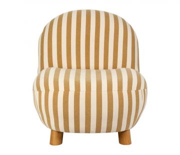Fauteuil Belly Camel-Ecru