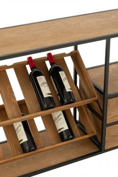 Meuble Bar à Vin Bois Naturel