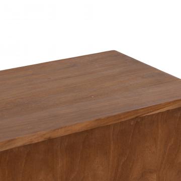 Buffet 1 Porte 3 Tiroirs Teck Massif